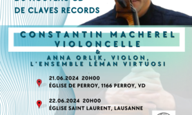 Vernissage VIP nouveau CD C. Macherel cello & Léman Virtuosi