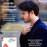 Récital de Piano et sortie de disque - Dimitri Malignan 