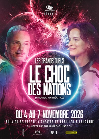 Le Choc des Nations 2026 – improvisation théâtrale internationale