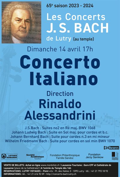 7ème concert de la 65ème saison des Concerts Bach