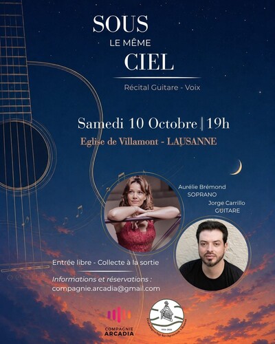 "Sous le même ciel" - Récital Guitare - Voix