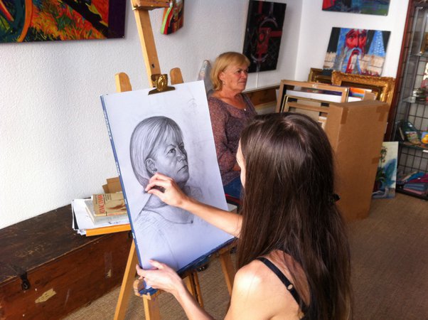 Miglena Auclair - Atelier de dessin d'après modèle vivant