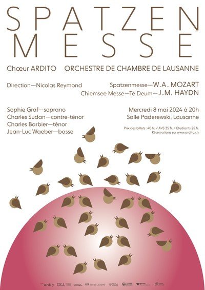 Concert choeur Ardito et OCL : Spatzenmesse