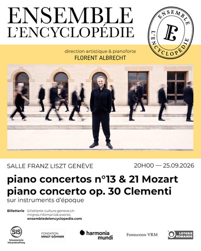 Enssemble l'Encyclopédie - MOZART & CLEMENTI : les concertos pour pianoforte