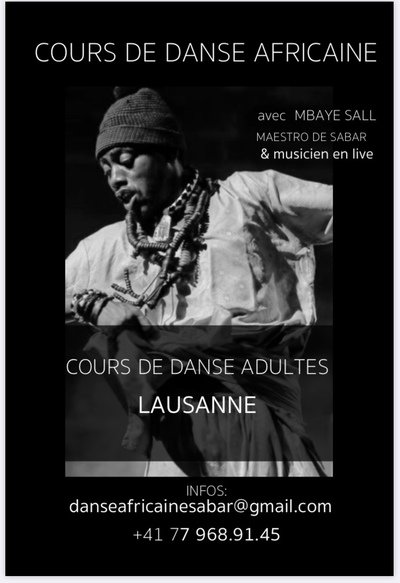 Mbaye Sall - Cours hebdomadaire de danse africaine Sabar